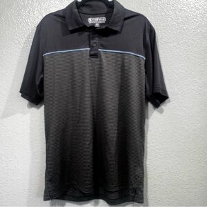 Pebble Beach Black Polo Shirt Performance Fabric new without tags